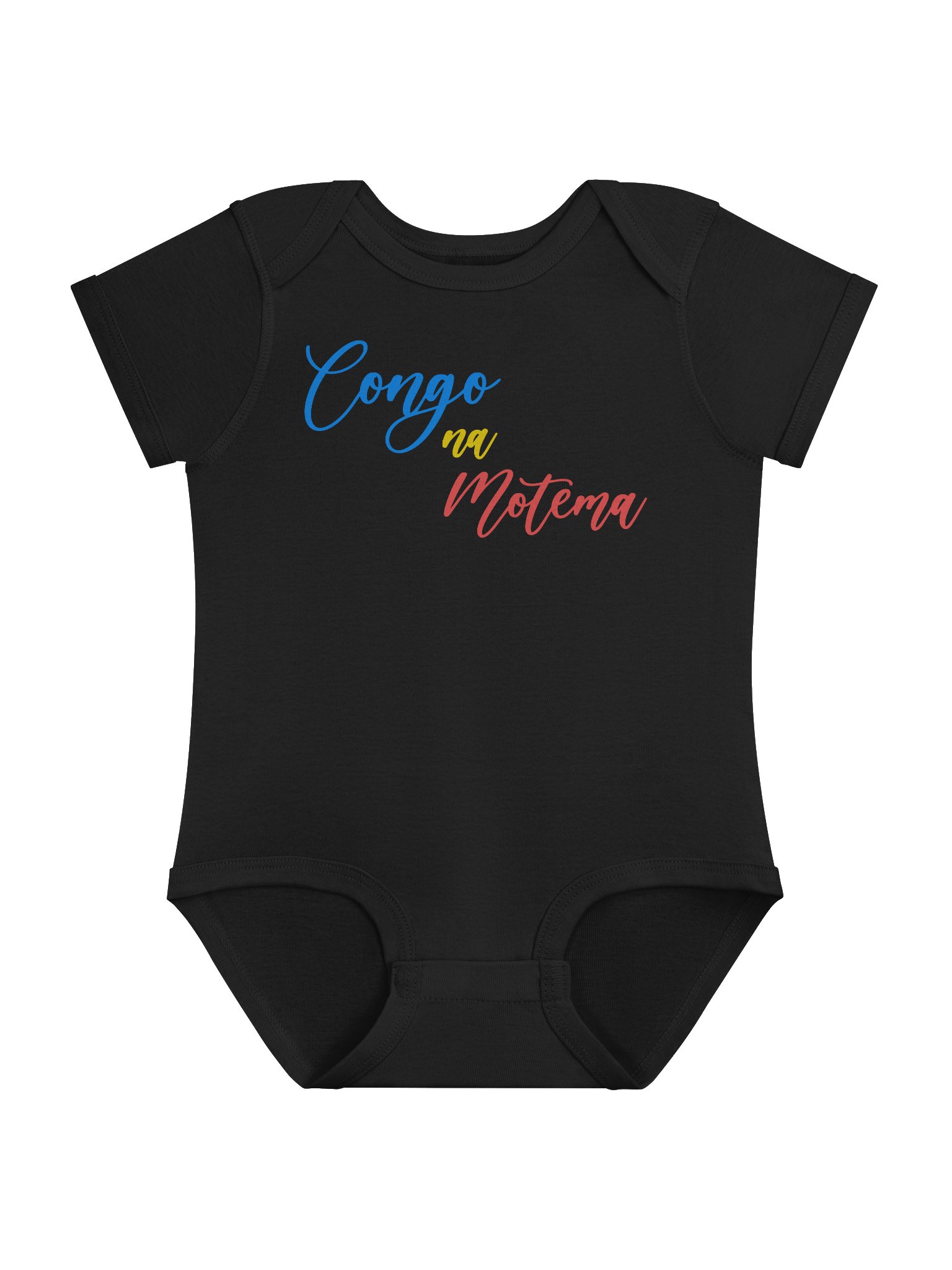 "Congo Na Motema" Baby Onesie product image (1)
