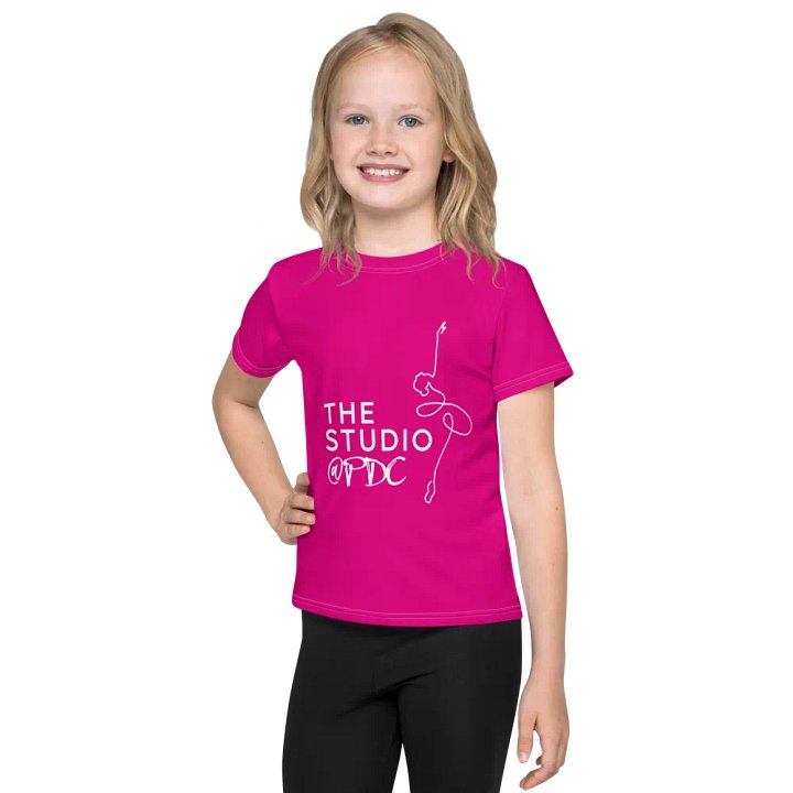 Kids T-Shirt | Hot Pink with White Logo product image (1)