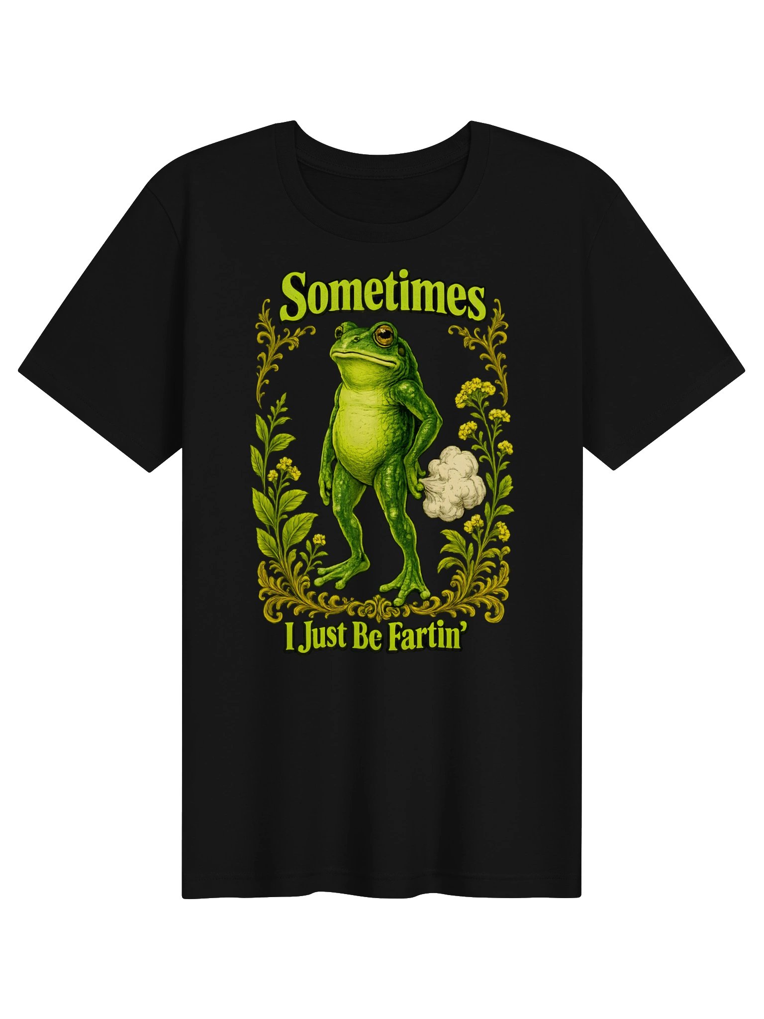 Sometimes I Just Be Fartin’” – Vintage Funny Frog Tee product image (7)