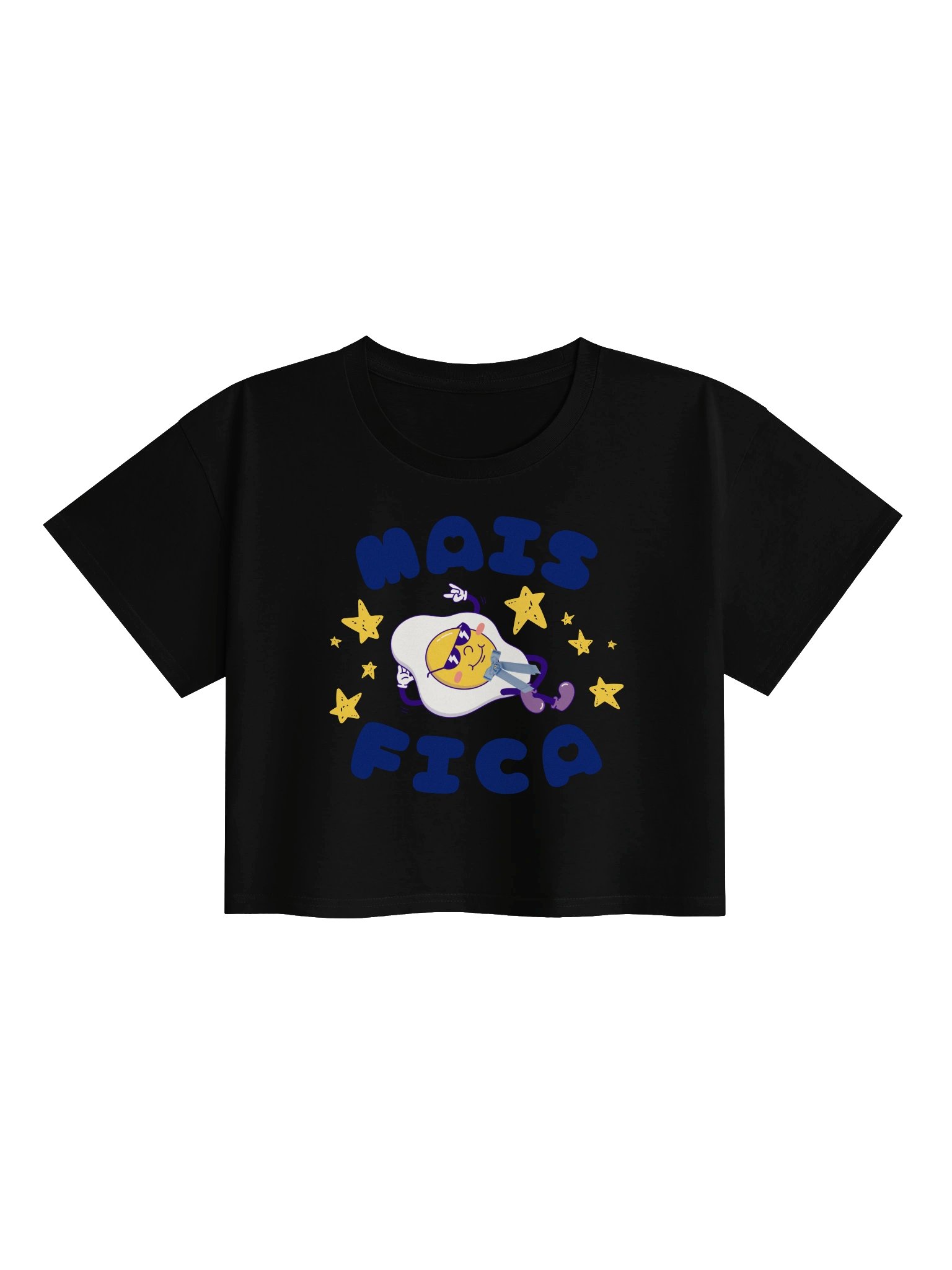 mais fica (azores egg) crop tee product image (1)