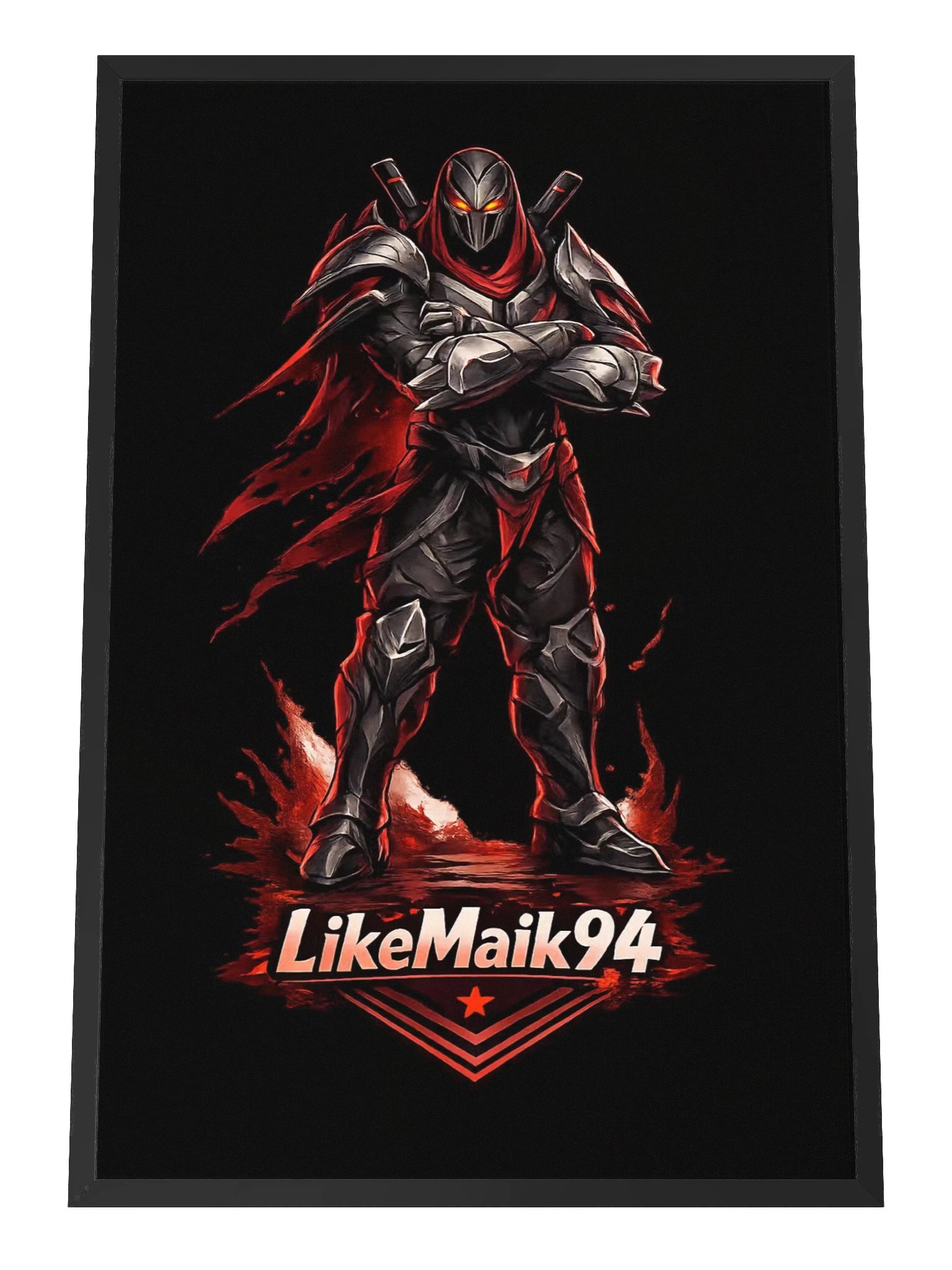 LikeMaik94 Poster mit Rahmen product image (1)
