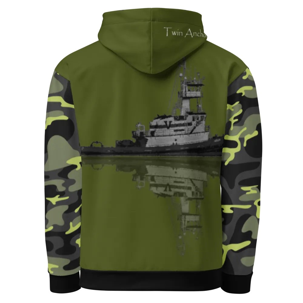 Tug Hudson & Reflection Camouflage & Green – Performance Marine Wear | Twin Anchor Apparel North Current Line product image (5)