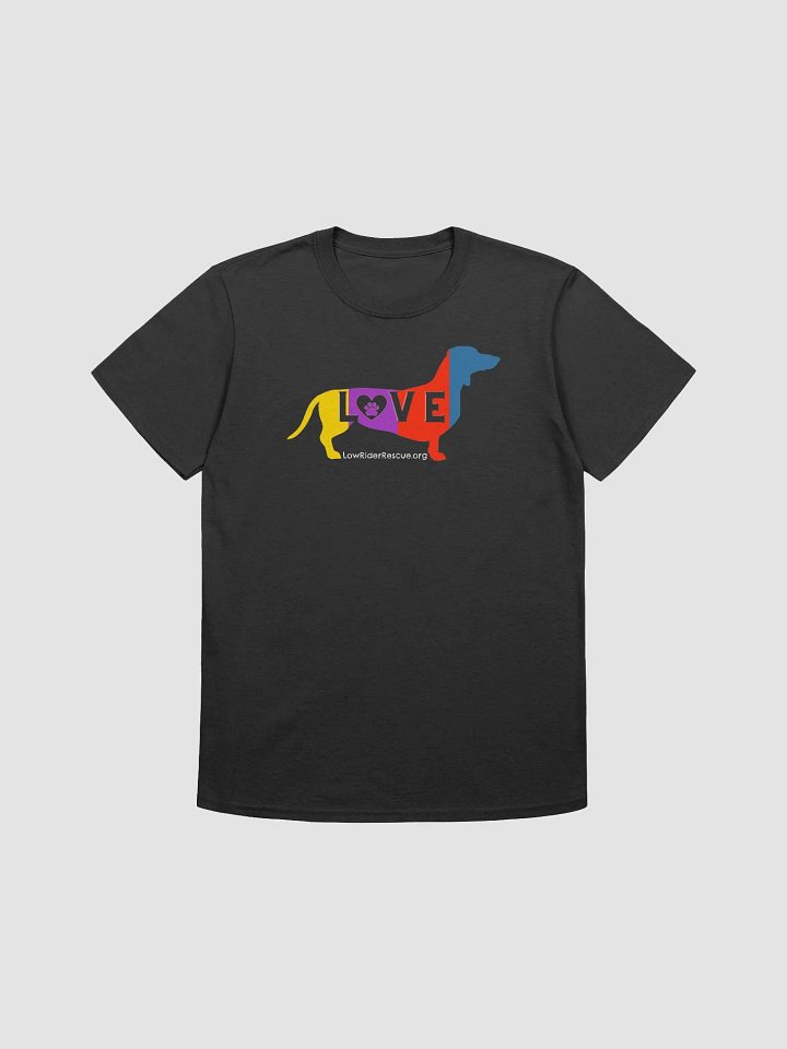 Unisex LOVE dachshunds t-shirt design product image (3)