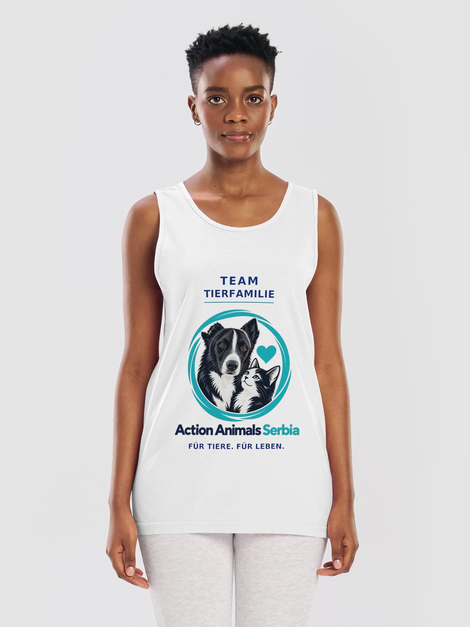 Team Tierfamilie Garment-Dyed Tanktop product image (13)