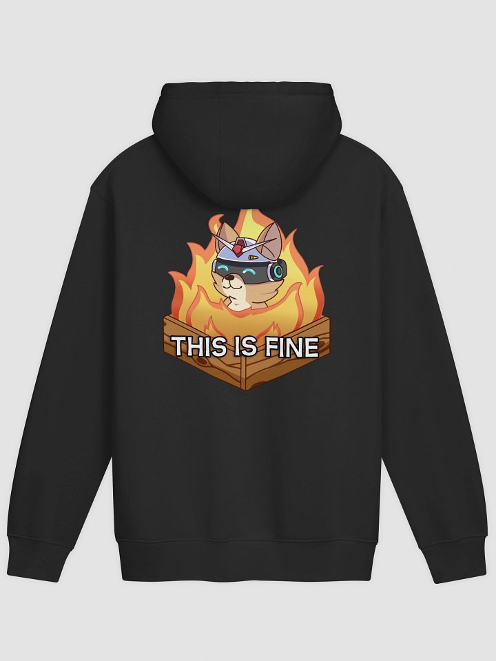 This Is Fine Back Hoodie product image (9)