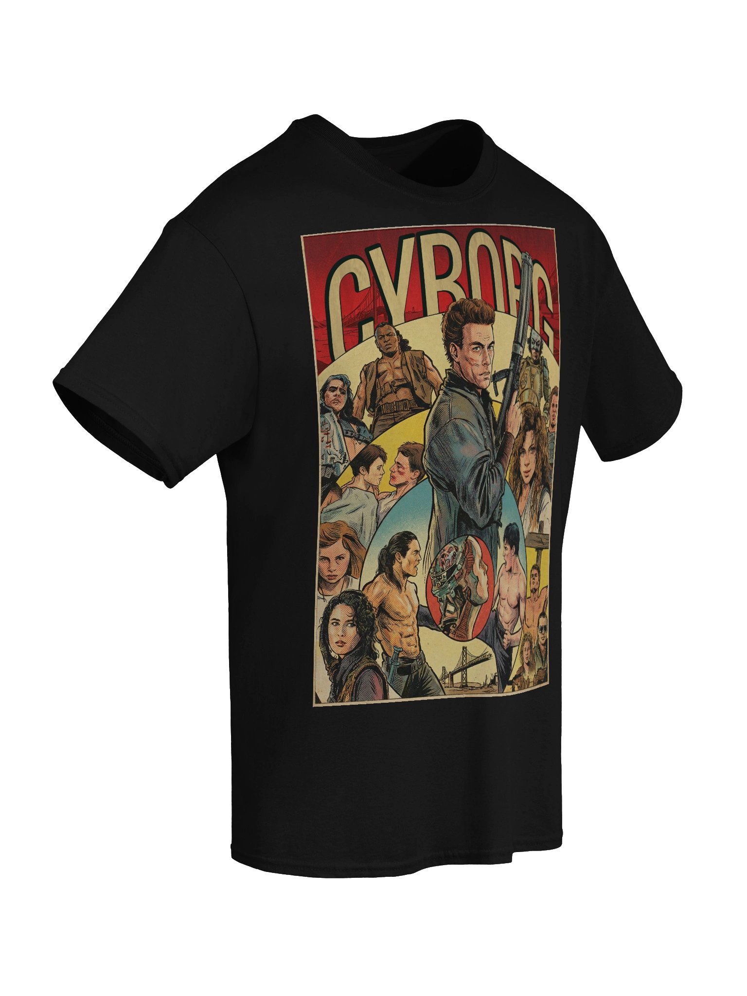 Cyborg Movie Comic Art T-Shirt product image (6)