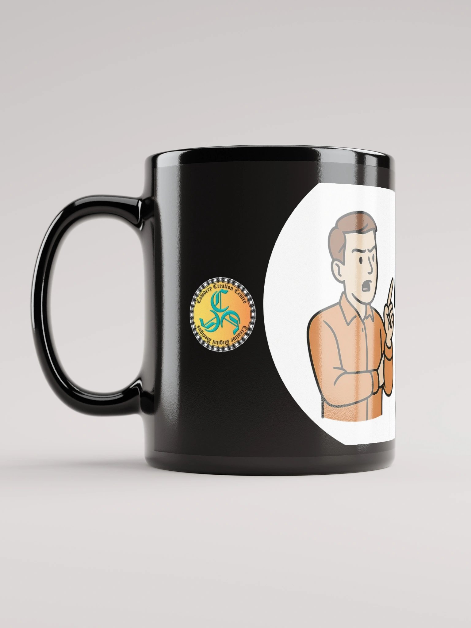 I'm Not Arguing (Male) Glossy Black Mug product image (6)