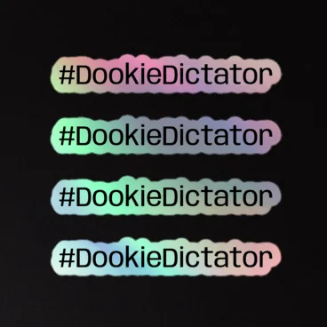 #DookieDictator Holographic Sticker Sheet product image (9)