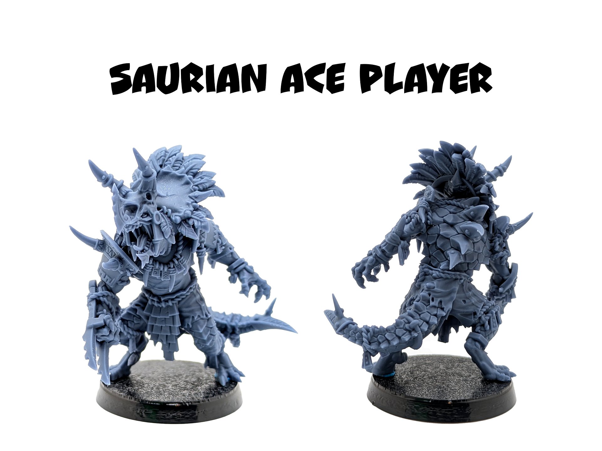 Saurian Ace Player - Brutefun Miniatures product image (1)