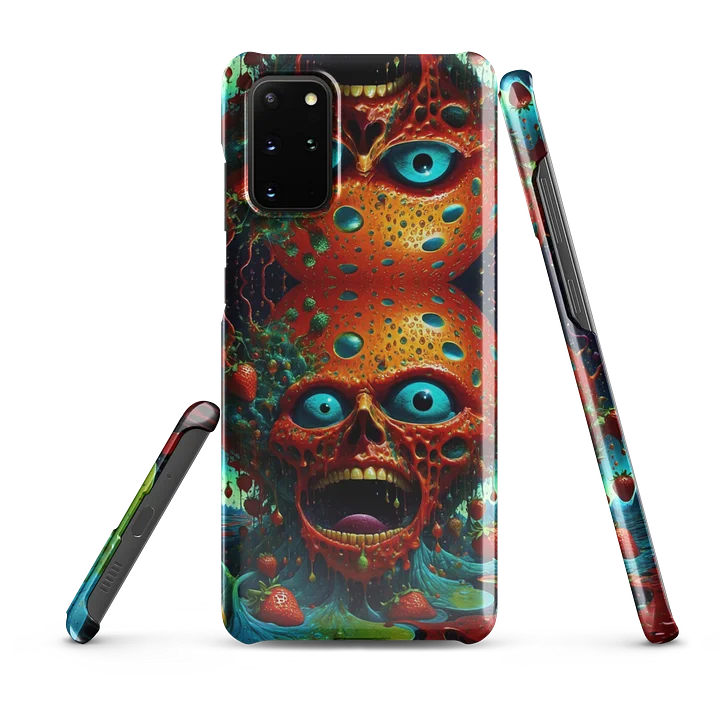 Surreal Strawberry Face Snap Case product image (6)
