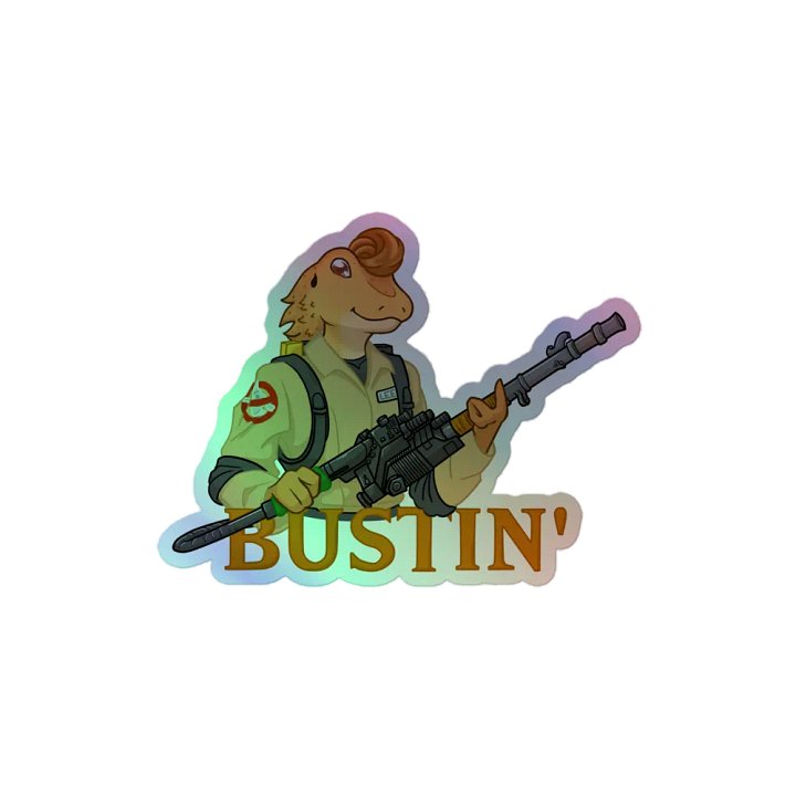 Bustin' Holographic Sticker product image (2)