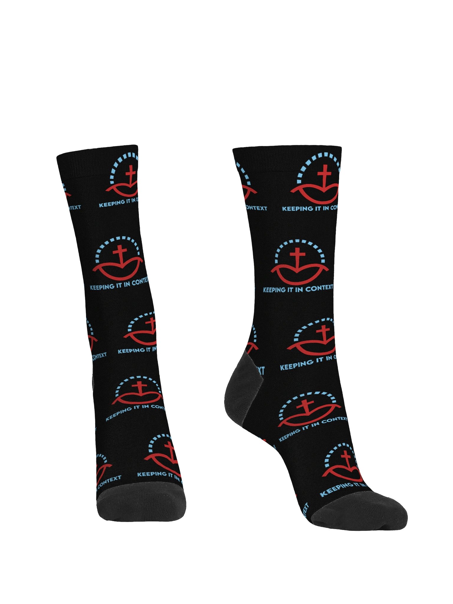 Keeping It In Context Logo Crew Socks product image (2)