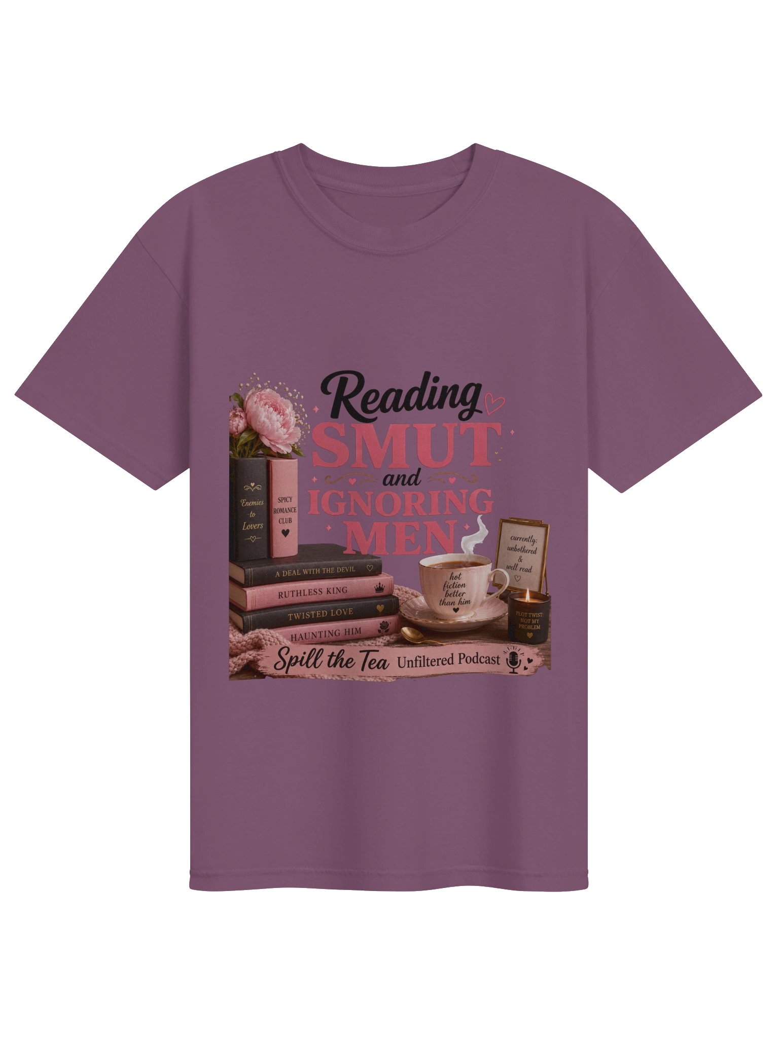 Reading Smut & Ignoring Men Tee product image (1)