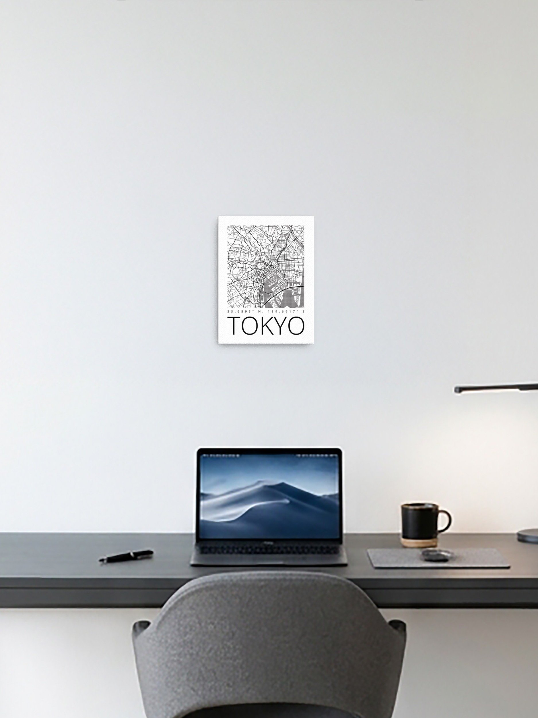 Tokyo Map — Original Canvas Print | Created By Architects product image (3)