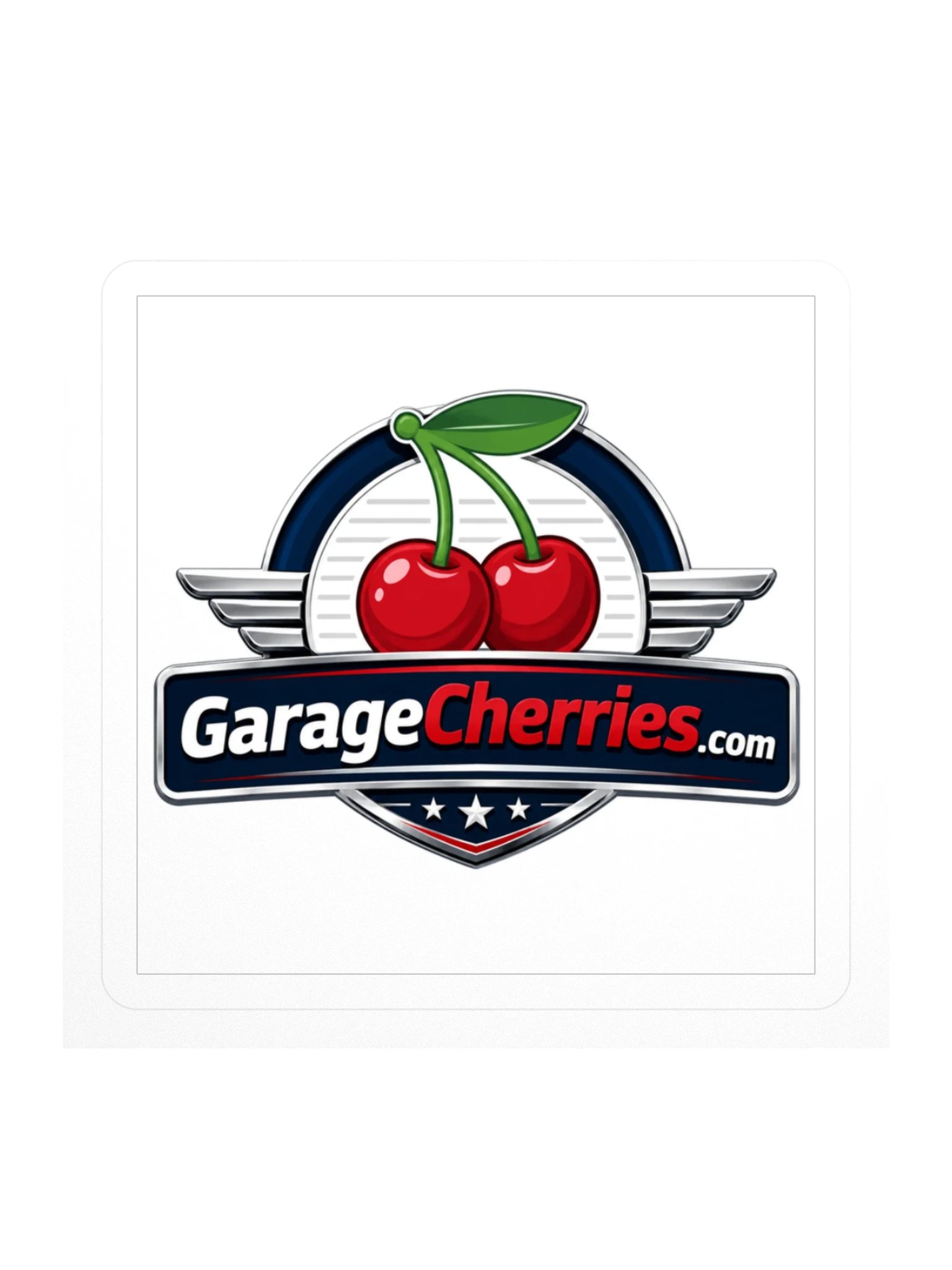 Garage Cherries Kiss Cut Sticker product image (1)