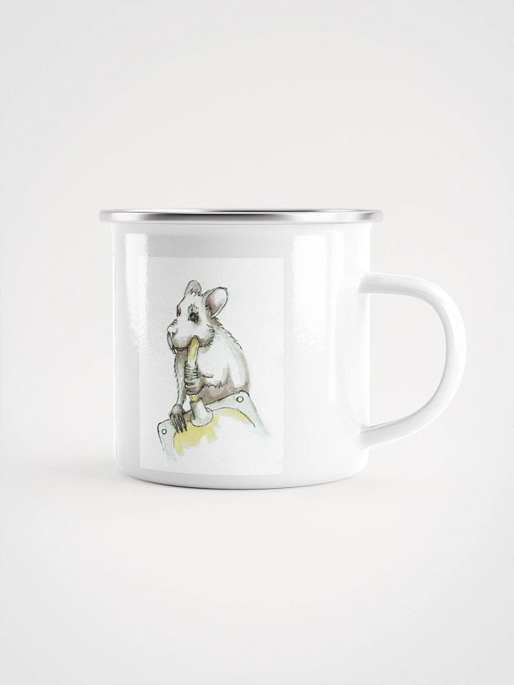 Plasma Rat Enamel Mug product image (1)