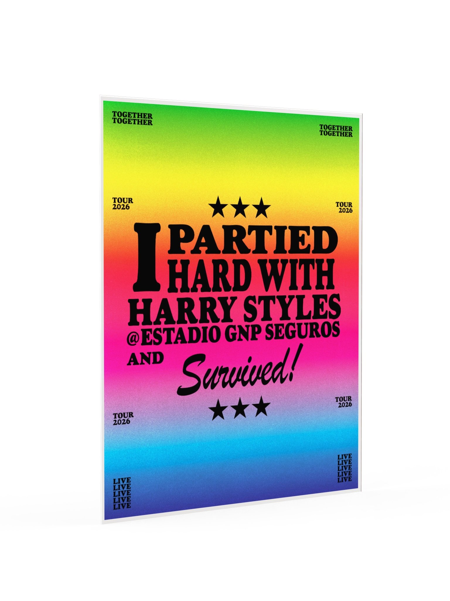 Partied Hard Mexico City Poster product image (2)