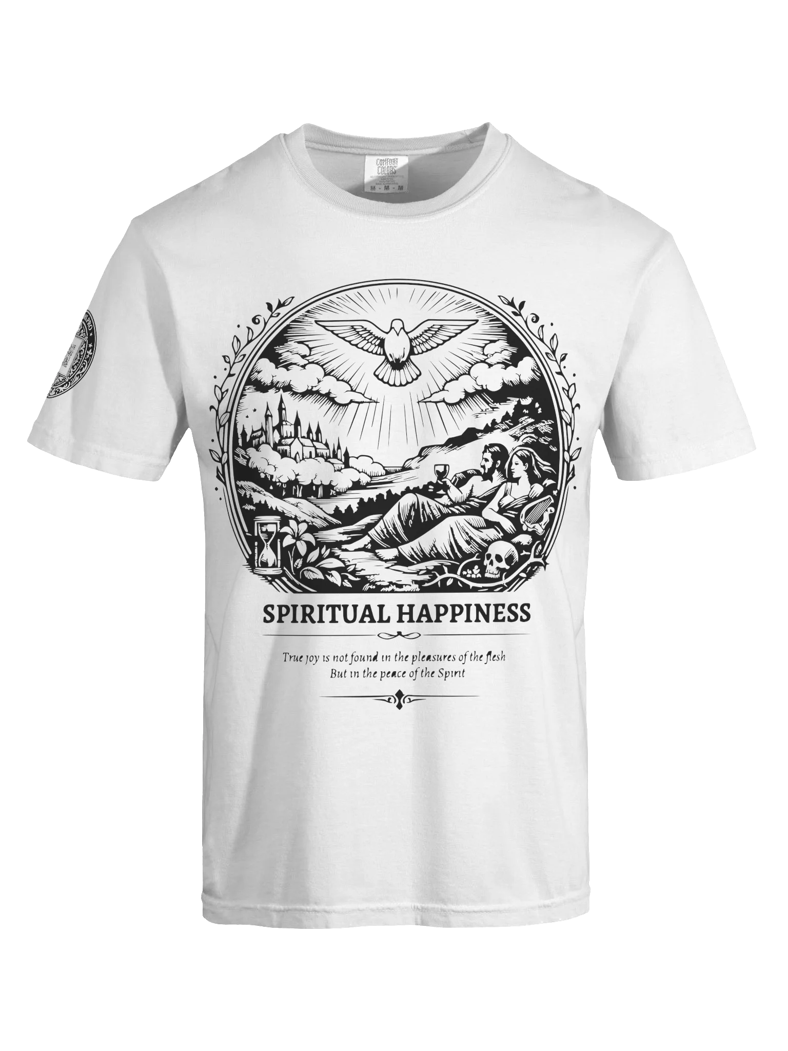 Spiritual Happiness (Black on White/Color) product image (8)
