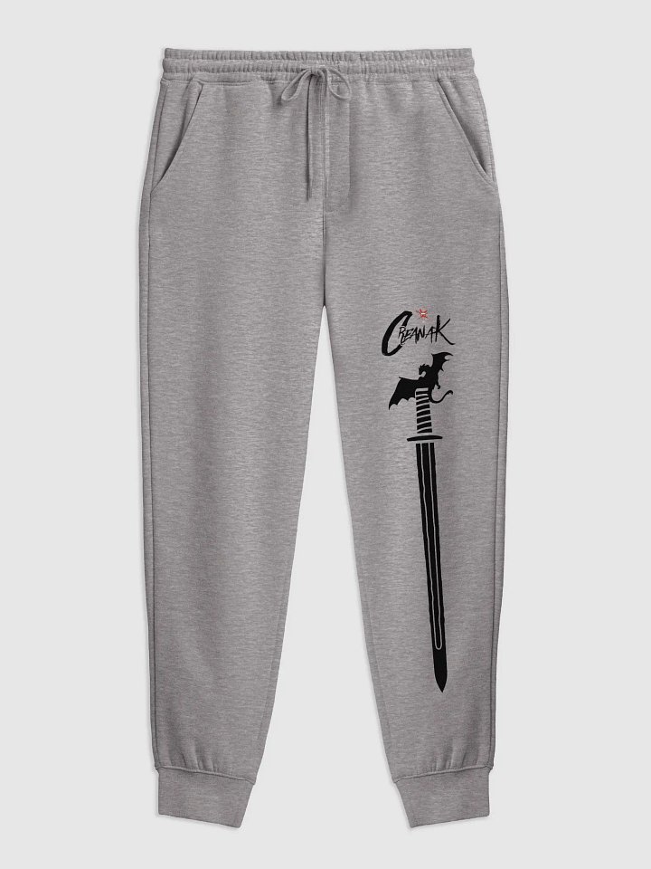 Sword Dragon Joggers - Black Design product image (4)