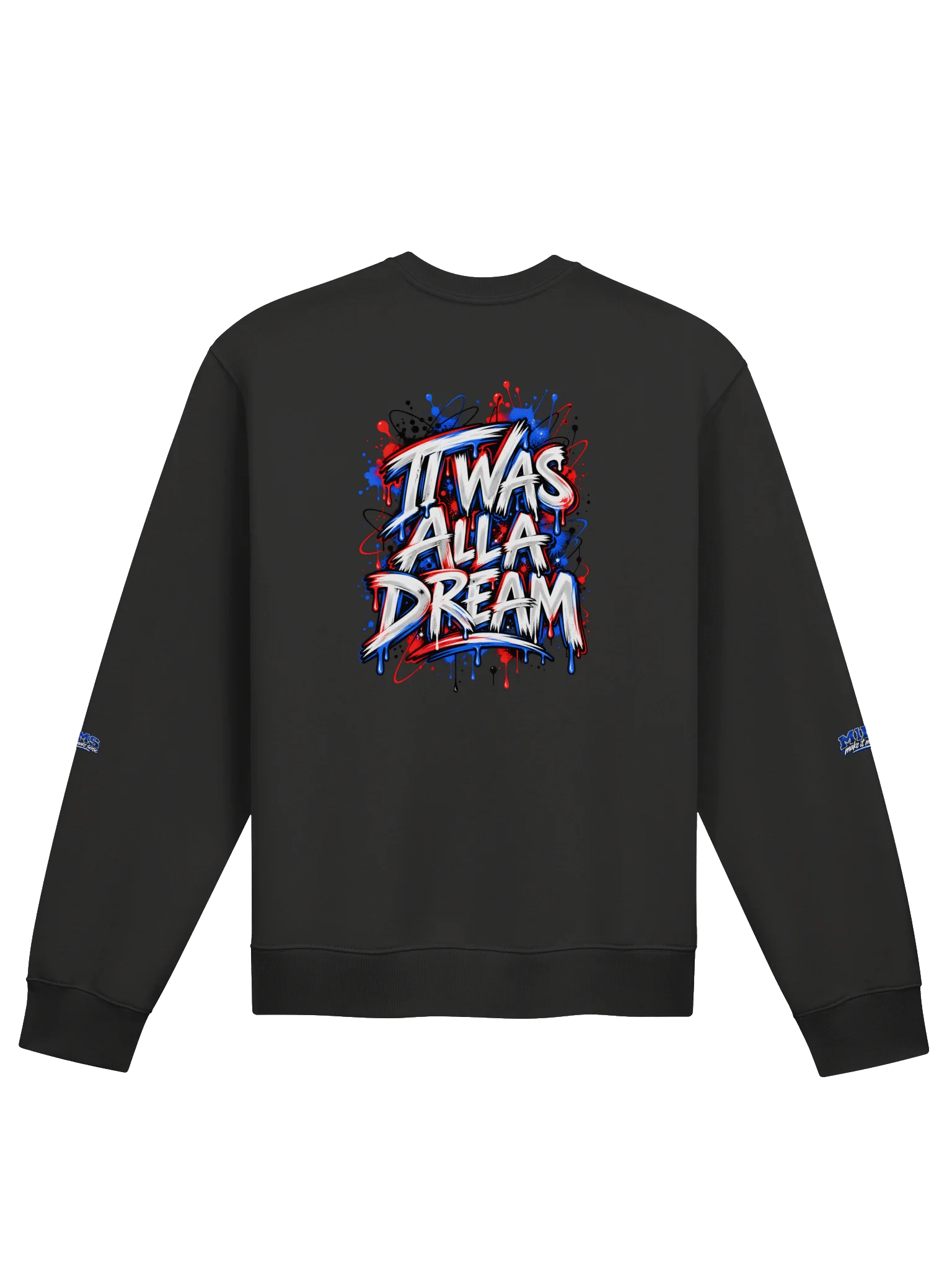 Crowned Doves Graphic Oversized Sweatshirt product image (3)