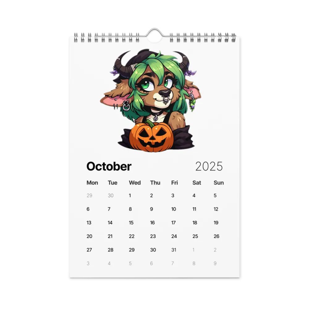 00fth3b00f 2025 Wall Calendar product image (12)
