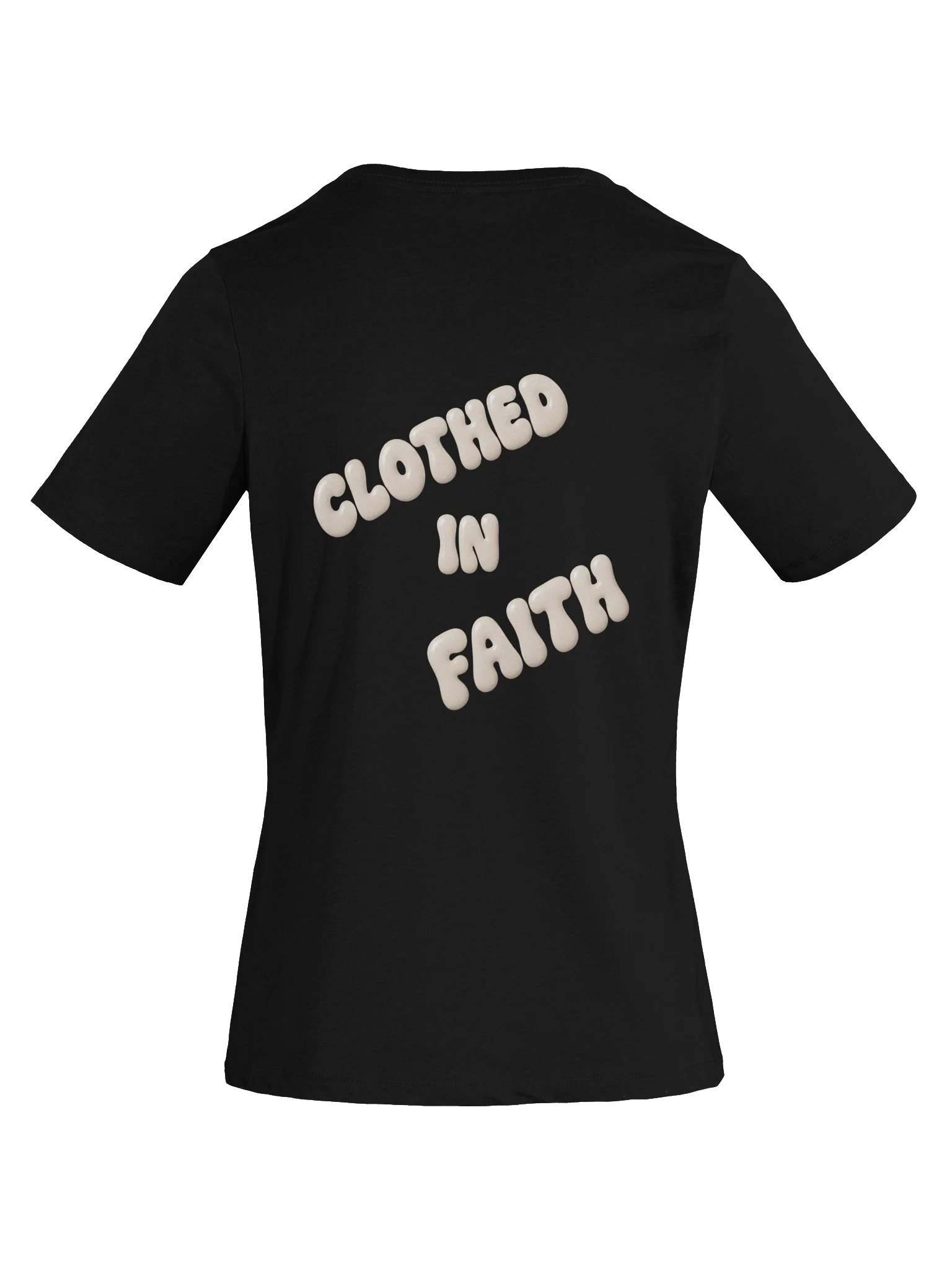 VIP Victory in Prayer Relaxed Clothed in Faith Womens V-Neck Tee product image (7)