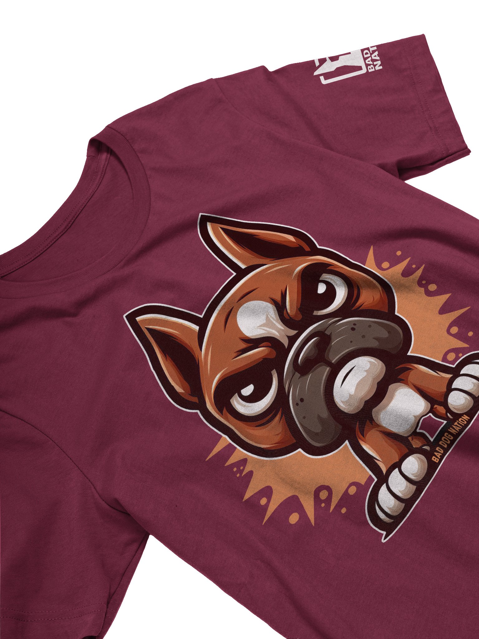 Boxer Angry Pup - Premium Unisex T-shirt product image (2)