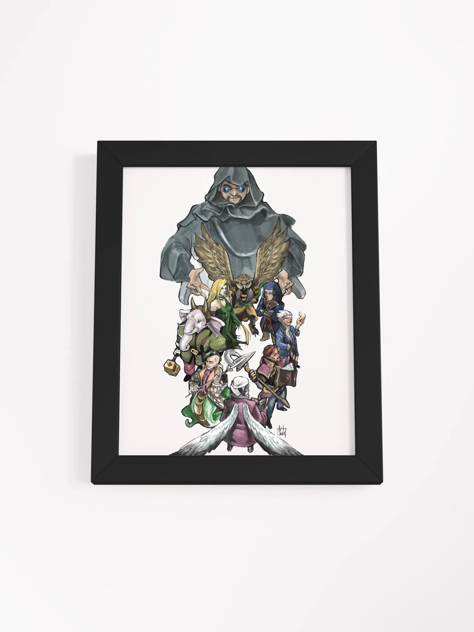 The Menagerie Framed Wall Print product image (2)
