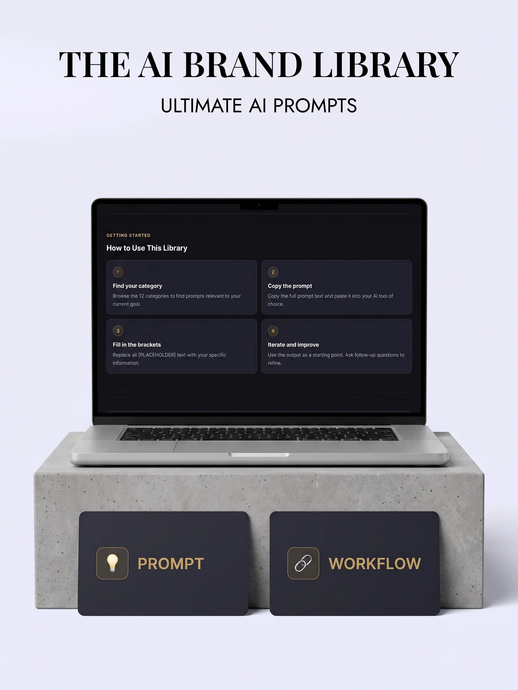The AI Brand Library | 61+ Ready-To-Use Prompts product image (1)