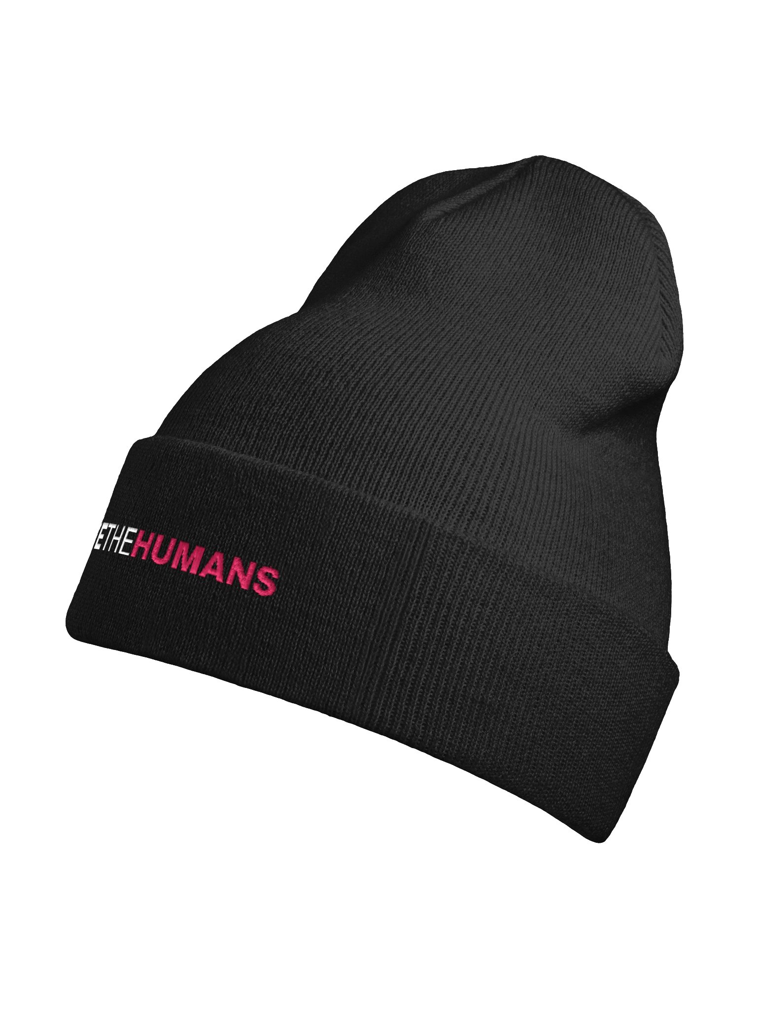 Save the Humans Cuffed Beanie — Black product image (9)