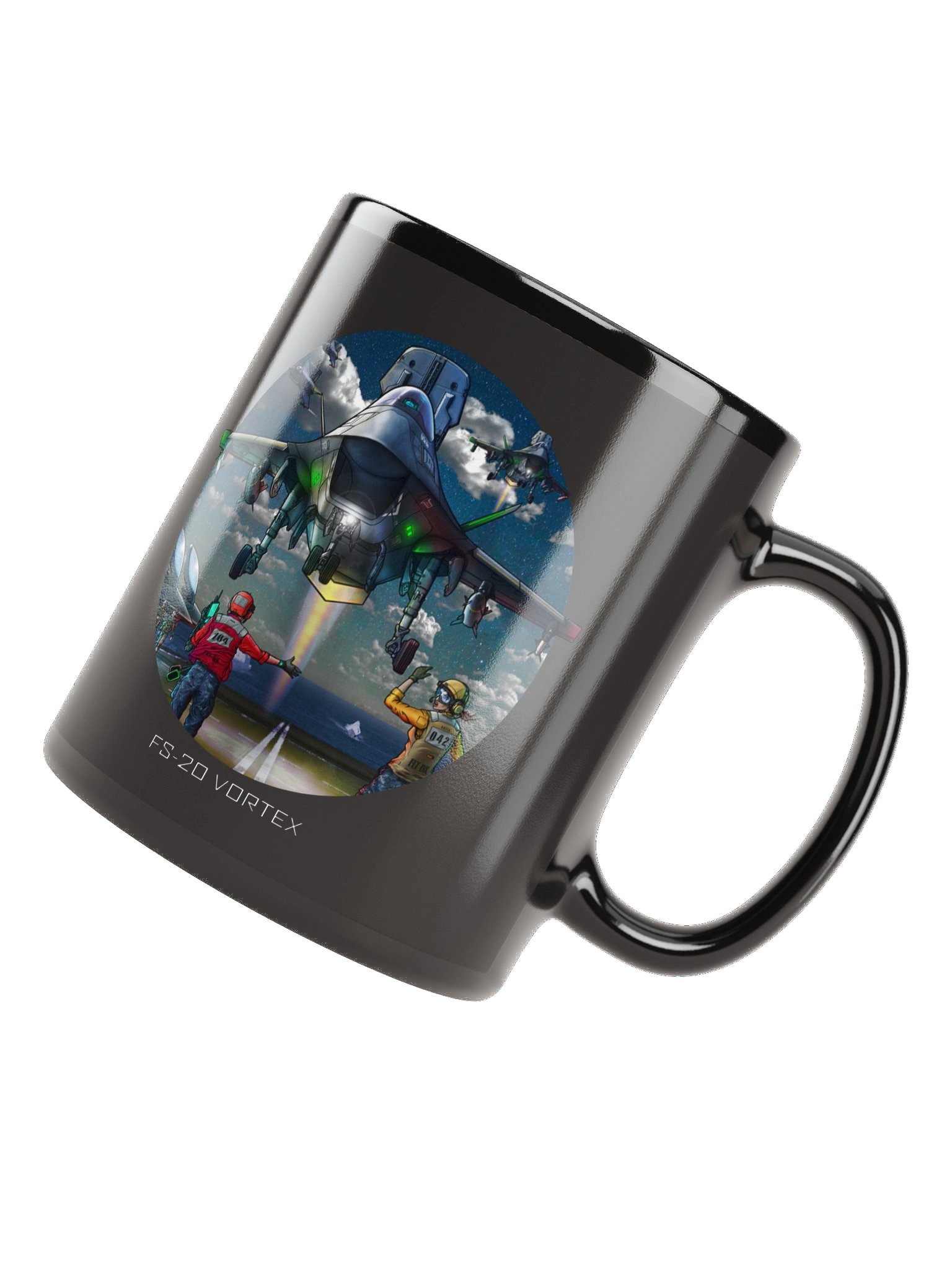 Vortex - Grey Flat (Night) 11oz. Mug product image (4)