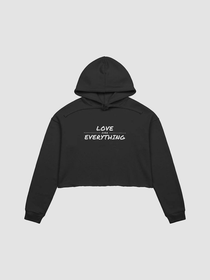 Love Over Everything Crop Hoodie product image (1)
