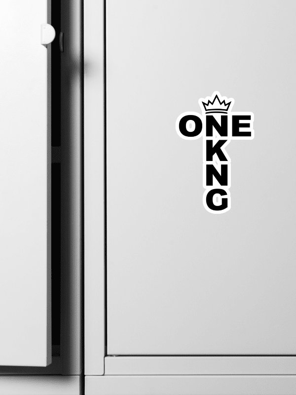 ONE KING Royal Cross Vinyl Decals product image (2)