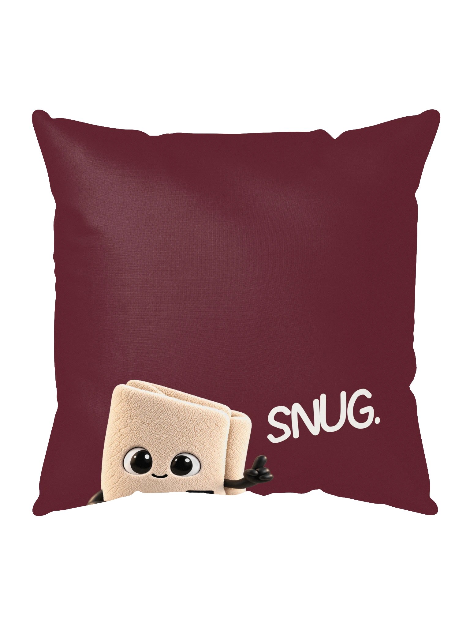 Towel Cushion, Burgundy product image (5)