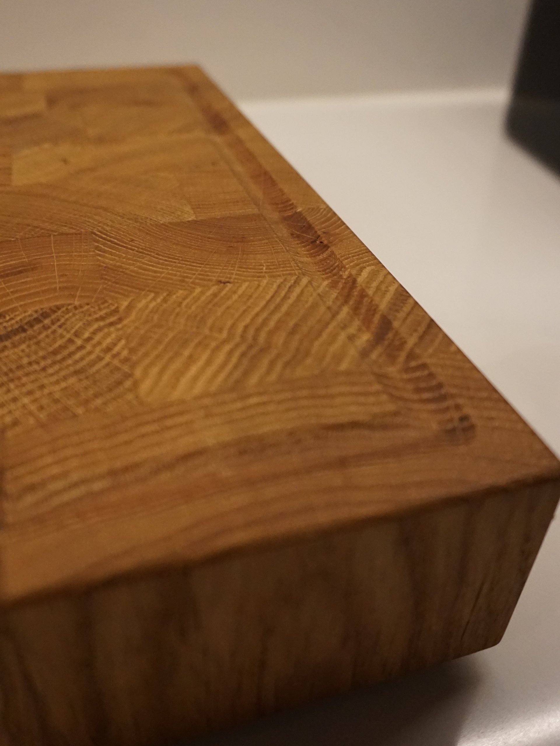 Eiken kopshouten snijplank (60x32x5.5 cm) product image (5)