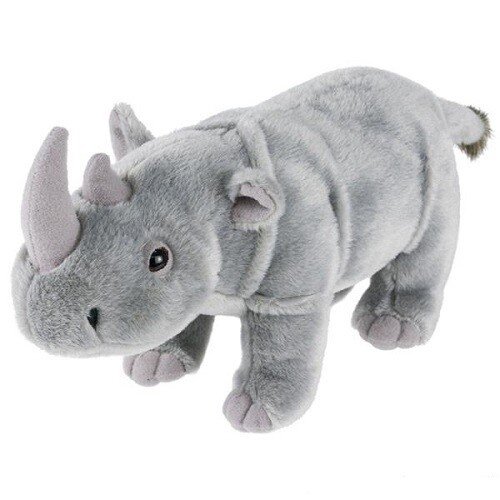 Cute 9" Animal Den Rhino Plush - Soft Stuffed Anime Style Toy Gift product image (1)