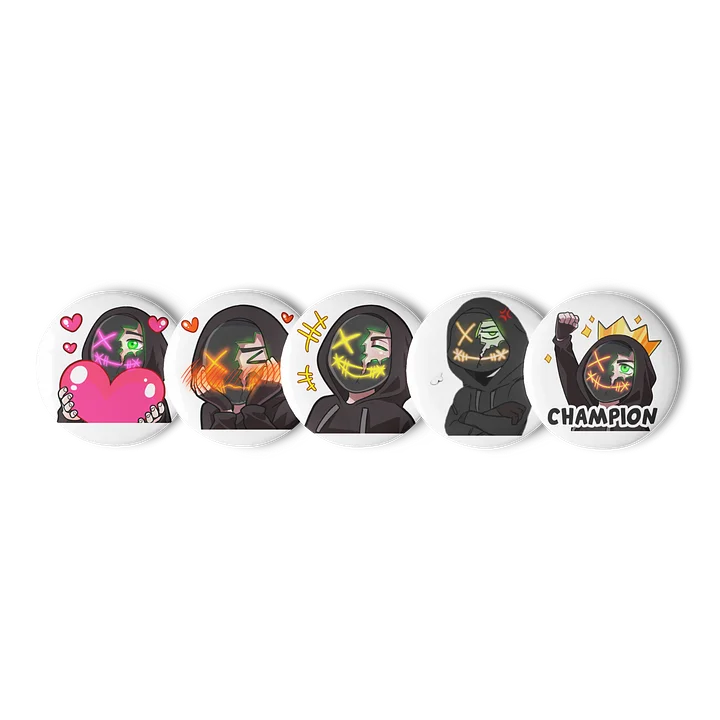 5 Set of TTG Classic Emoji Pins product image (2)