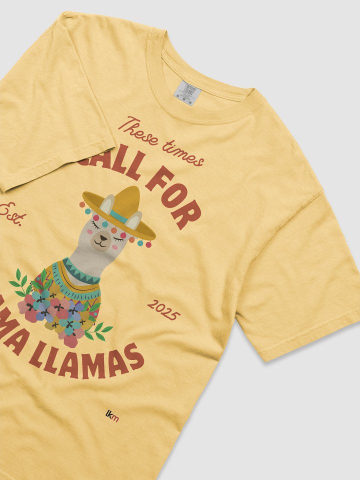 Yeehaw Drama Llama LKM Modern Fit Tee product image (2)