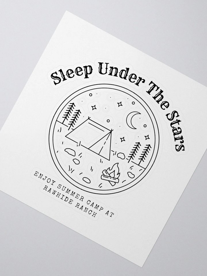 Rawhide Summer Camp Kiss Cut Sticker product image (5)