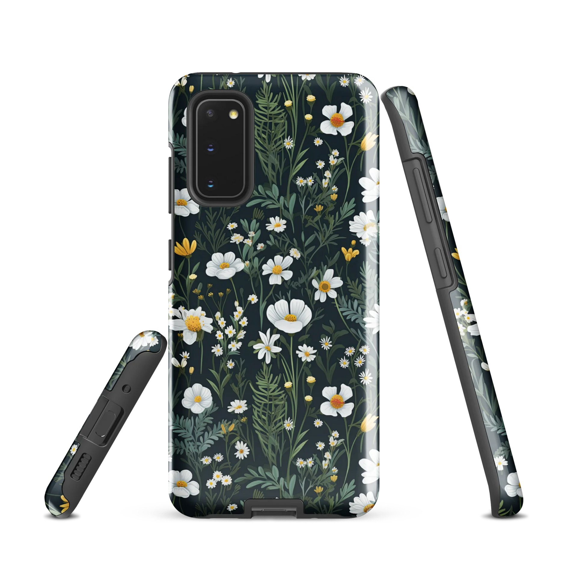 Floral Whimsy Tough Samsung® S20 S21, S22, S23, S24, S25, Plus, Ultra Cases. product image (1)