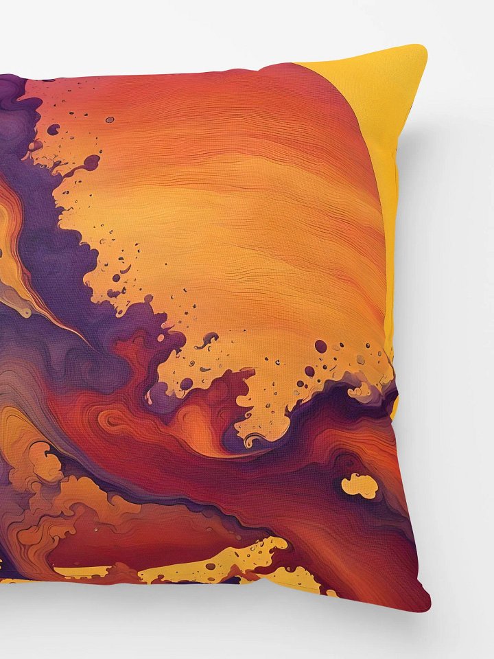 Sunset Inferno Dutch Pour Cushion product image (3)