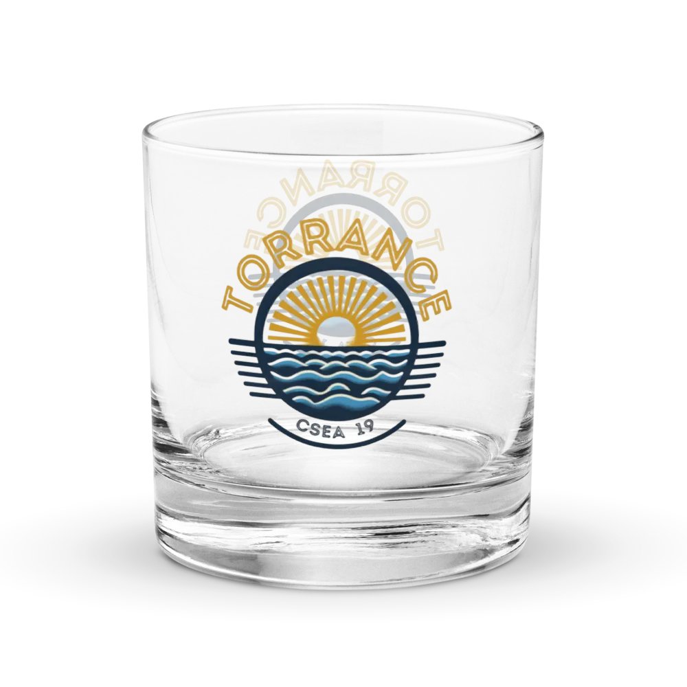 TUSD/CSEA Sun & Waves Travel Rocks Glass product image (1)