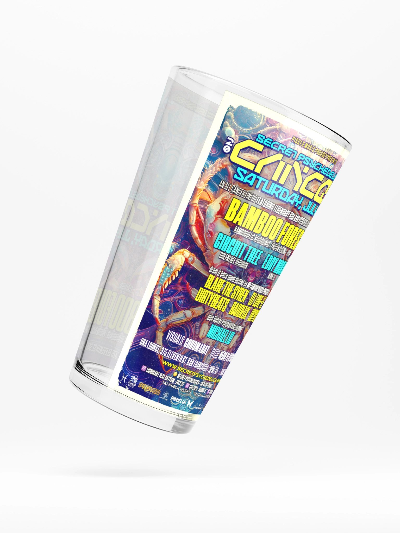 Cancer 2026 Shaker Pint Glass product image (2)