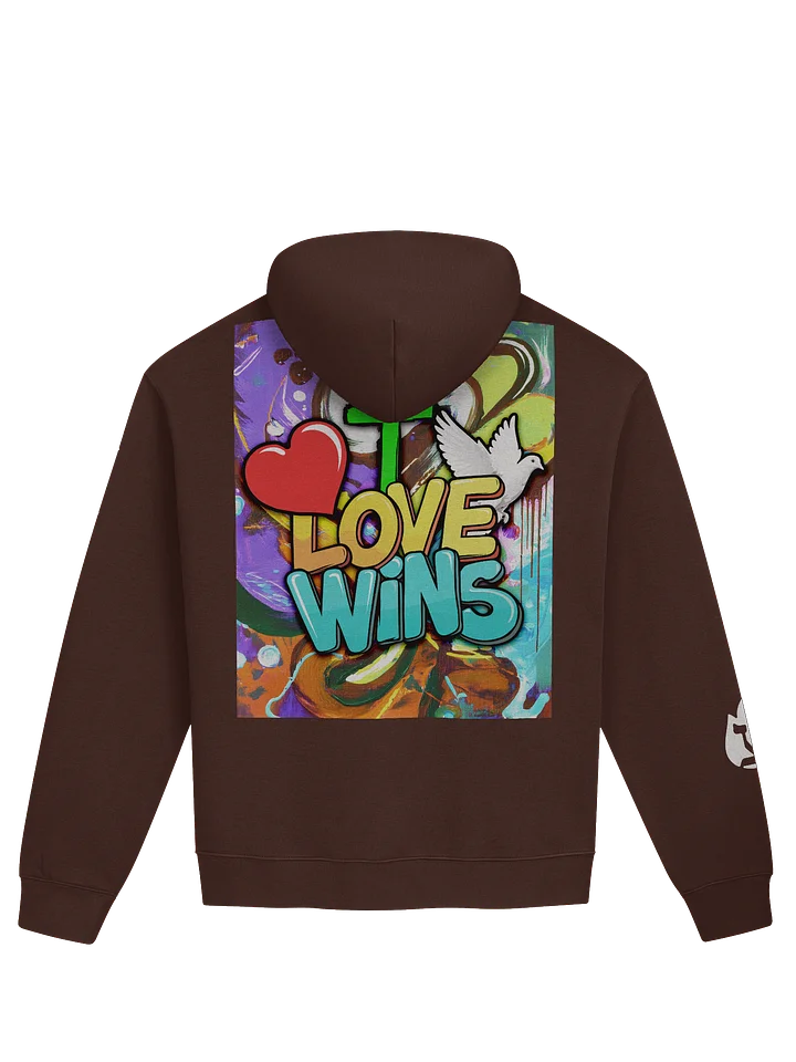 TZADDIK FIRE MINISTRIES OUTREACH MERCH HEAVY HOODIE - LOVE WINS product image (10)