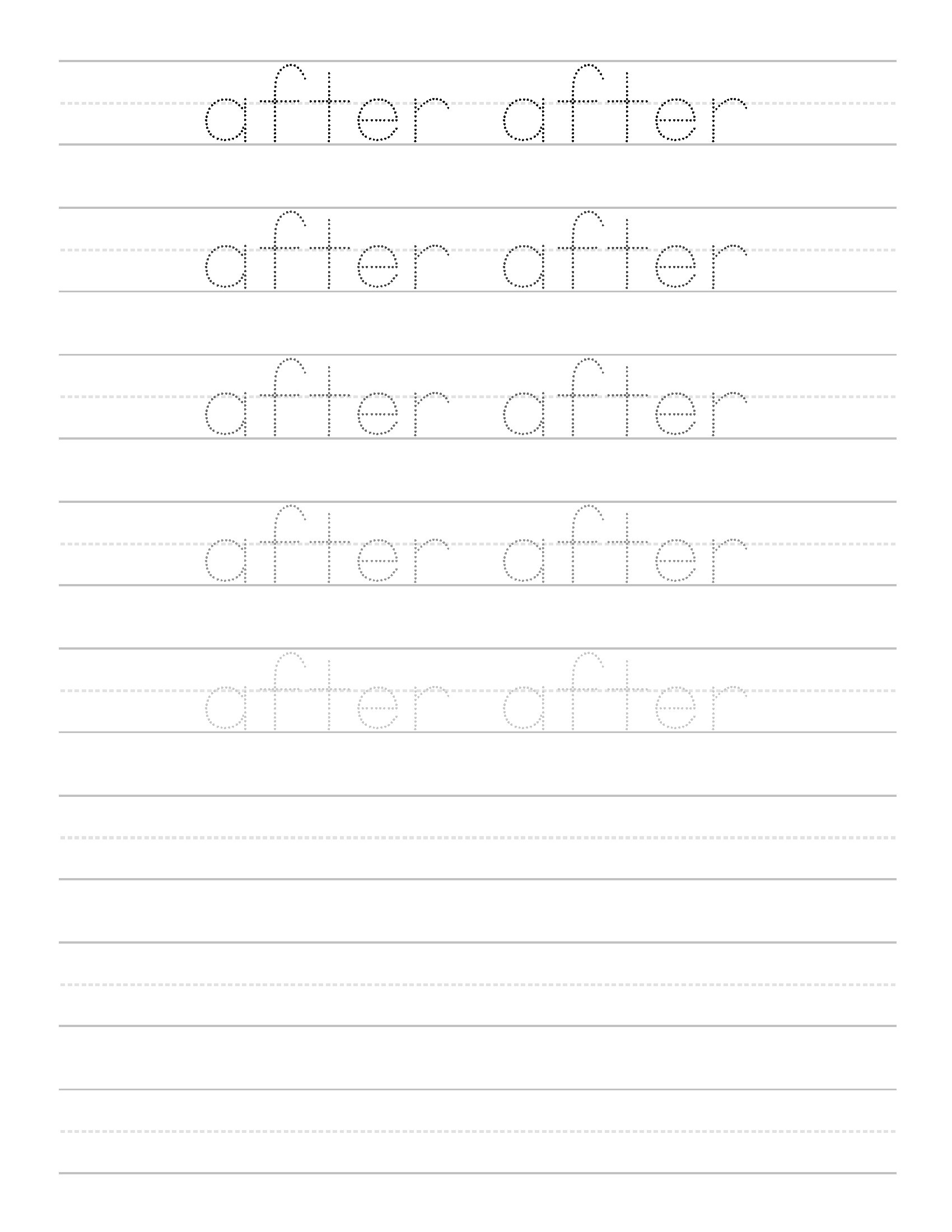 1st Grade Sight Words - Tracing Worksheets product image (2)