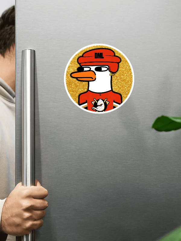 Duck My Life Logo Magnet product image (1)