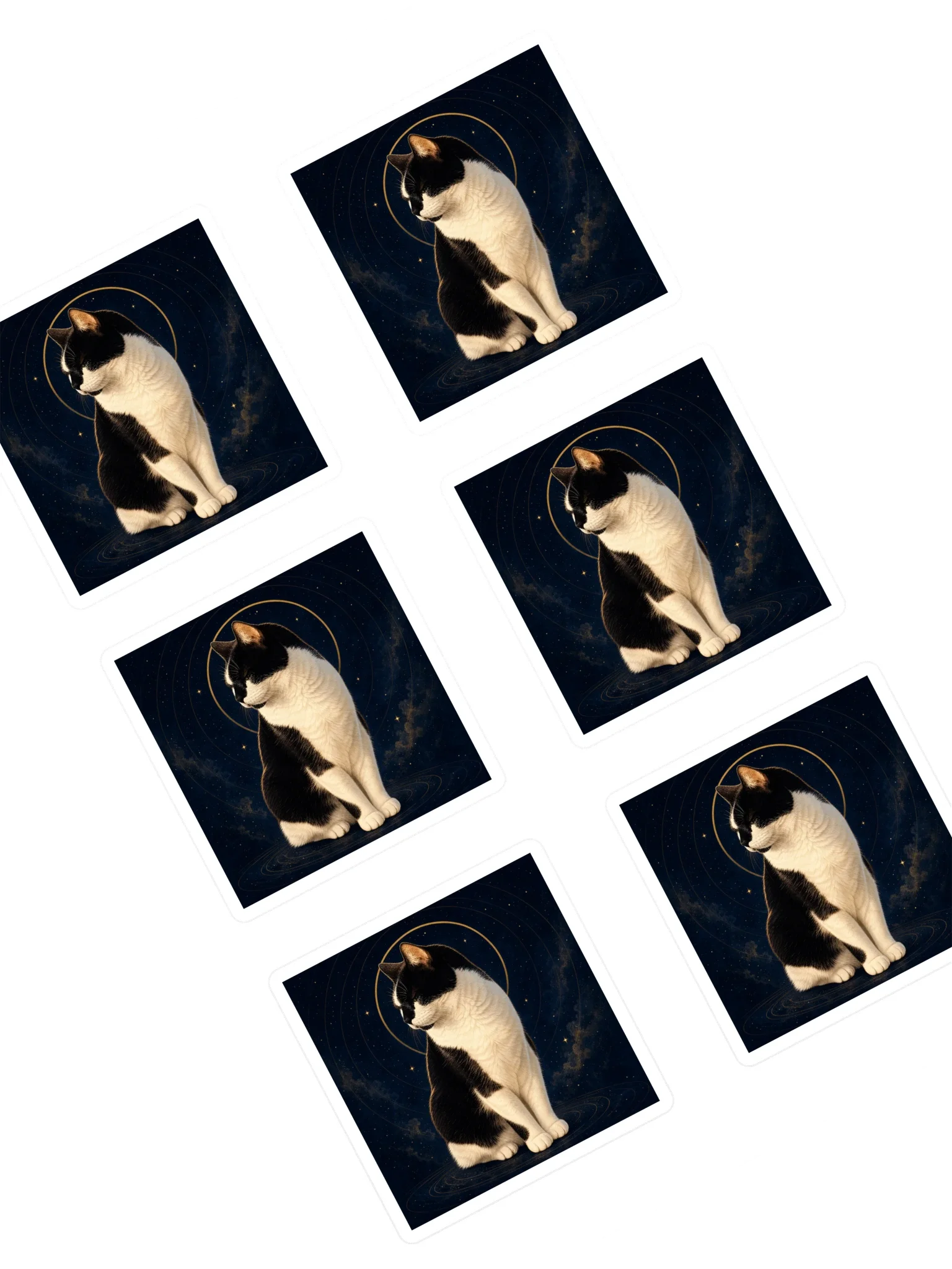 Mister Kitty Cosmic Sticker