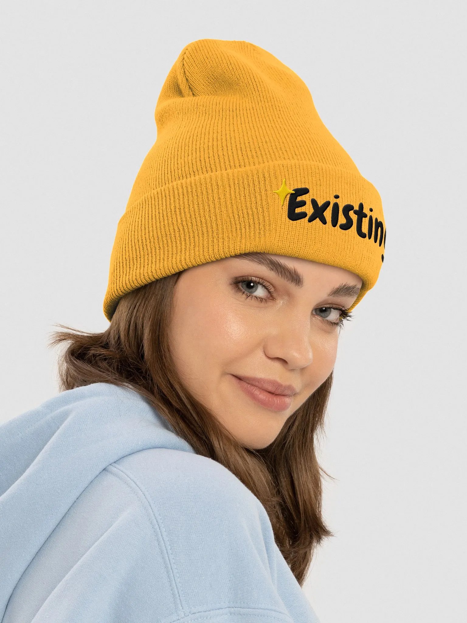 Existing Beanie | Black Lettering product image (4)