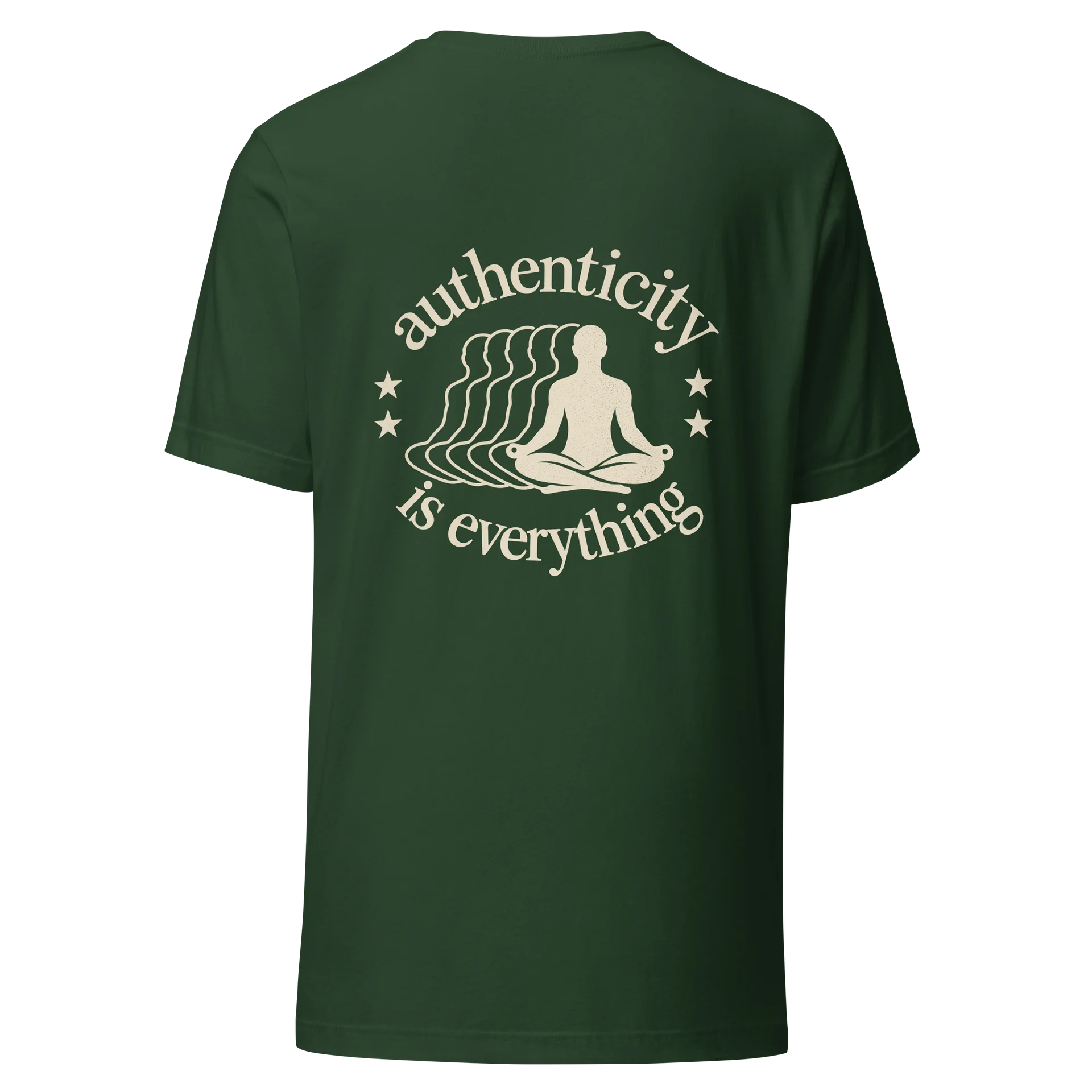 Authenticity Meditstion logo tshirt product image (5)
