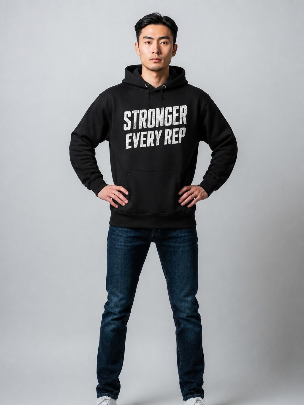 Stronger Every Rep Hoodie product image (1)